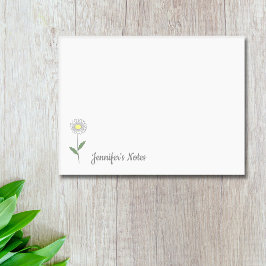 ボタニカルデイジーパステルフラワー ポストイット