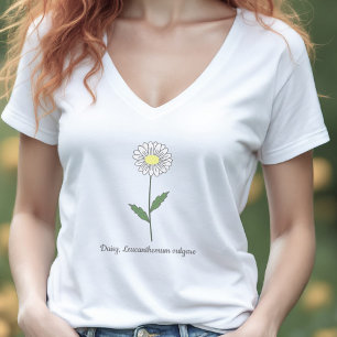 ボタニカルデイジーパステルフラワー Tシャツ