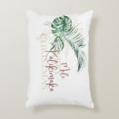 ボタニカルトロピカルメレカリキマカ |クリスマス アクセントクッション (正面(垂直))