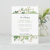 ボタニカルドリームトップアンドボトムフレーム招待状 招待状 (スタンド正面)