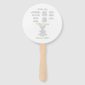 ボタニカルドリームラウンドファン ハンドファン (裏面)