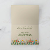 ボタニカルニューホームアナウンスメント サンキューカード (内部)