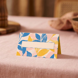 ボタニカルネーム座席表手書きネーム宇宙 プレイスカード