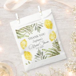 ボタニカルハーブレモンズウォーターブライダルシャワー フェイバーバッグ