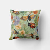 ボタニカルバグ交響曲 クッション (裏面)