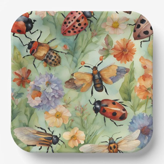 ボタニカルバグ交響曲 ペーパープレート (正面)