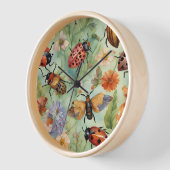 ボタニカルバグ交響曲 壁時計 (傾斜)