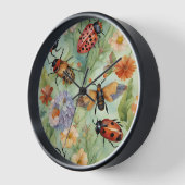 ボタニカルバグ交響曲 壁時計 (傾斜)