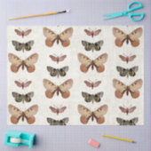 ボタニカルバタフライコテージコアヴィンテージデクページ 薄葉紙 (クラフト)