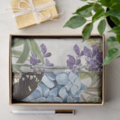 ボタニカルバタフライブルーガーデンフローラデカップージ 薄葉紙 (ギフト)