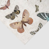 ボタニカルバタフライブルーピーチヴィンテージデカップージ 薄葉紙 (詳細)