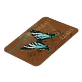 ボタニカルバタフライヴィンテージクリーン汚れ食洗機 マグネット (左側)