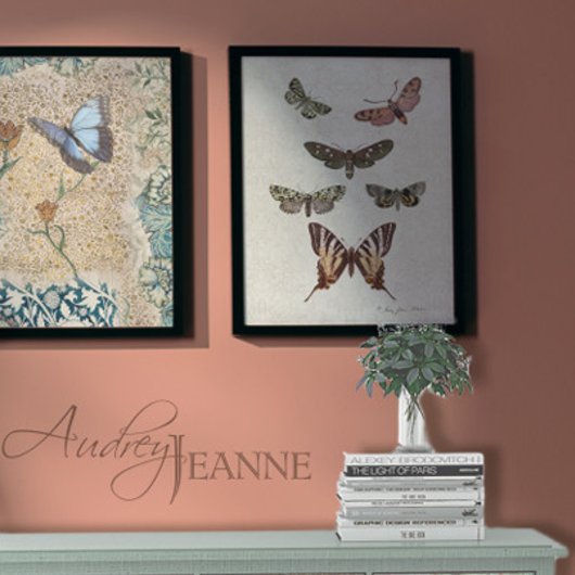 ボタニカルバタフライヴィンテージピーチモースデコパージュ 薄葉紙