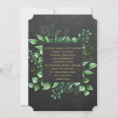 ボタニカルバプテスマPHOTO Investations Boy or Girl 招待状 (裏面)