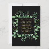 ボタニカルバプテスマPHOTO Investations Boy or Girl 招待状 (裏面)