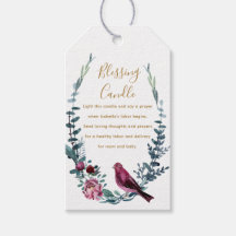 ボタニカルバードクリスチャン賛美ズキャンドル祈りの言葉