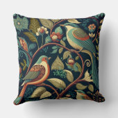 ボタニカルバード装飾用クッション クッション (裏面)