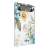 ボタニカルパステルブルーイエローミニクリップボード ミニクリップボード (アングル)