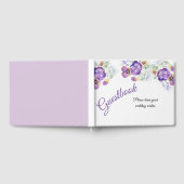 ボタニカルパープルパンシーズゲストブック ゲストブック (全面)