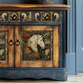 ボタニカルビクトリアンウィリアムモリススタイルユニコーン 薄葉紙