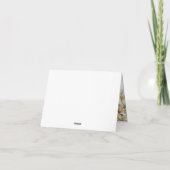 ボタニカルビーブライダルシャワーサンキューカード サンキューカード (裏面)