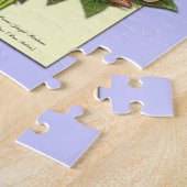 ボタニカルピンクイエローローズ ジグソーパズル (側面)