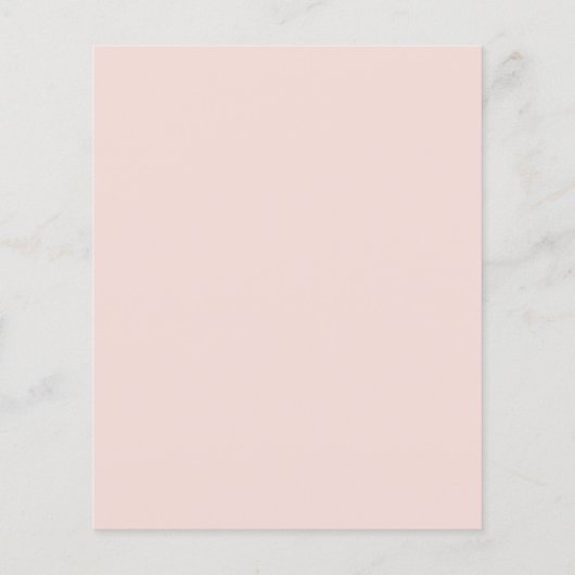 ボタニカルピンクフローラ75番目の誕生日招待状 (裏面)