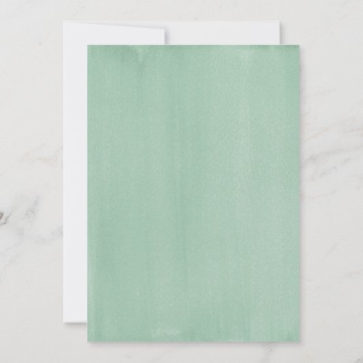 ボタニカルピーチウォーターバラフローラ結婚ズ 招待状 (裏面)