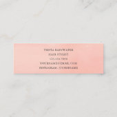 ボタニカルピーチウォーターバラフローラ スキニー名刺 (裏面)