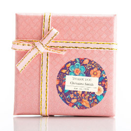 ボタニカルフェスティバルリタイアメントパーティーありがとう ラウンドシール