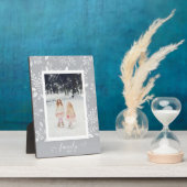 ボタニカルフォトイーゼルバックフラムレス写真 フォトプラーク (側面)