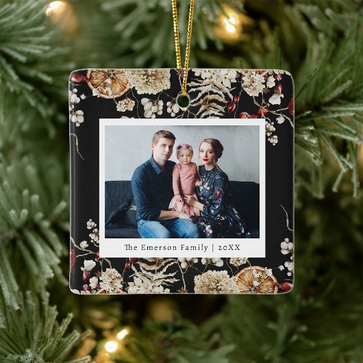 ボタニカルフォトオーナメント セラミックオーナメント