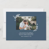 ボタニカルフォトオーバーレイ日付を保存 セーブザデート (裏面)