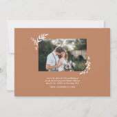 ボタニカルフォトオーバーレイ日付を保存 セーブザデート (裏面)