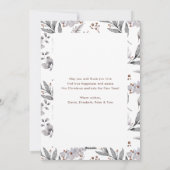 ボタニカルフォトメリークリスマスカード シーズンカード (裏面)