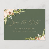 ボタニカルフォレストフローラセーブ・ザ・デート案内 案内ポストカード (正面)