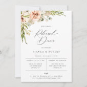 ボタニカルフォレストフローラリハーサルディナー 案内状 (正面)