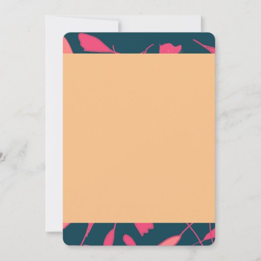 ボタニカルフラット ノートカード (正面)