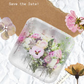 ボタニカルフラワーブーケアート抽象芸術紙プレート ペーパープレート