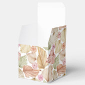 ボタニカルフラワー葉ズボホブライダルシャワー フェイバーボックス (オープン)