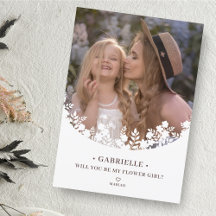 ボタニカルフレーム フラワーガール ブライズメイド プロポーズ