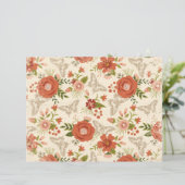 ボタニカルフローラとバタフライスクラップブック作り紙 (スタンド正面)