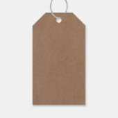 ボタニカルフローライラストレーションサンキューラベル ギフトタグ (裏面)