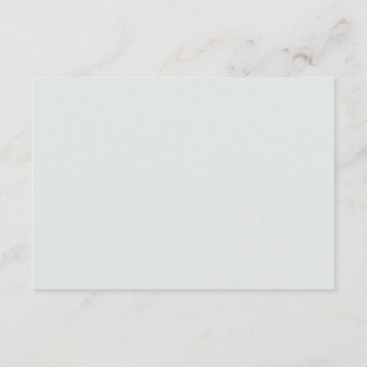 ボタニカルフローライラストレーションRSVPカード エンクロージャーカード (裏面)