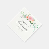 ボタニカルフローラウォーターカラーキンセアニェラナプキン スタンダードカクテルナプキン (角)