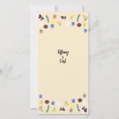 ボタニカルフローラガーデンエグ結婚シェルのメニュー (裏面)