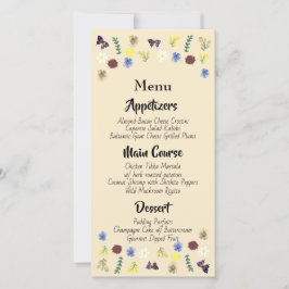 ボタニカルフローラガーデンエグ結婚シェルのメニュー