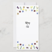 ボタニカルフローラガーデン結婚ホワイトのメニュー (裏面)