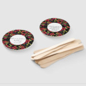 ボタニカルフローラチューリップバラグリーンリー結婚ズ ハンドファン (組立なし)