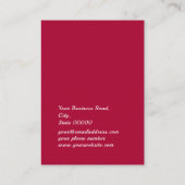 ボタニカルフローラブティックジュエリーイヤリングディスプレイ 名刺 (裏面)